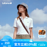 LAFUMA乐飞叶户外短袖T恤女 夏季纯棉休闲时尚polo衫上衣 LFTS3BS60 日光白WT XL (42) 175/92A