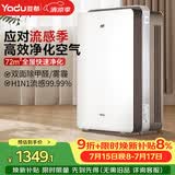 亚都（YADU）空气净化器 办公室家用净化器 除甲醛细菌雾霾过敏源流感 KJ600G-S5Pro