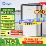 德业（Deye）除湿机/抽湿机 除湿量25升/天 45㎡家用轻音地下室除潮除湿器干衣机客厅卧室 手机智控DYD-T22A3