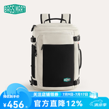 BAGSMART双肩包随行仓背包男士旅行出差大容量多功能商务通勤书包电脑包女 米灰色（升级扩容版 38L）