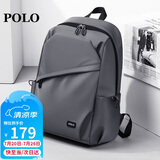 POLO商务双肩包男士旅行背包书包14/15.6英寸电脑包出差包生日礼物
