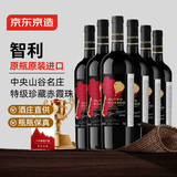京东京造智利红酒金气球特级珍藏干红葡萄酒6瓶整箱红酒京东自营自饮送礼