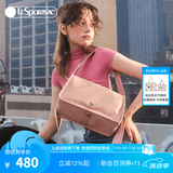 LeSportsac乐播诗新款包包女包斜挎包质感通勤腋下包单肩包生日礼物 烟熏粉