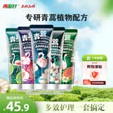 两面针（LMZ）青蒿植物护龈牙膏 清新口气 健白抗敏 5支600g 国货老牌家庭装