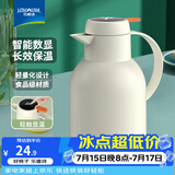 乐唯诗（LOVWISH）保温壶温显家用保温壶大容量玻璃智能温度显示开热水暖水瓶小暖壶 如意保温壶【温显款】米白色1L