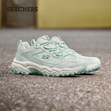 斯凯奇（Skechers）七夕情人节礼物女鞋云野老爹鞋透气舒适户外登山徒步鞋运动鞋