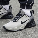耐克（NIKE）男鞋 新款Air Max气垫缓震耐磨运动鞋舒适休闲低帮跑步鞋 矿石灰/黑色 42