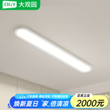 大观园（DGY）过道灯走廊灯led吸顶灯现代简约北欧长条客厅灯书房阳台灯具O263 15W 3892-白色60cm-中性光-全光谱