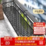 安尔雅花架阳台装饰多层家用置物架户外铁艺花架子客厅绿萝多肉花盆架
