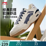 李宁月白2.0牛仔布拼接丨板鞋男夏透气增高舒适百搭经典休闲鞋AGCU275