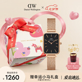 丹尼尔惠灵顿（DanielWellington）DW女士手表复古小方表轻奢小众石英腕表七夕礼物送女友DW432