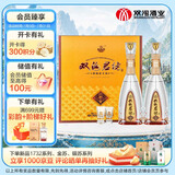 双沟珍宝坊君坊 52度(500ml+20ml)*2瓶 礼盒装 浓香型白酒