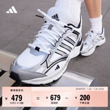 adidas「寻光者」SPIRITAIN 2.0厚底网面老爹鞋阿迪达斯轻运动   白色/金属银/黑色   38