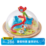 Hape木质磁性立体走珠迷宫玩具滚球玩具亲子互动早教启智 男女小孩 E0458 佩佩阳光谷立体迷宫