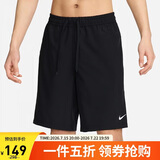 耐克NIKE男子春夏梭织短裤 运动休闲 凉爽轻便FN2999-010黑色 XL