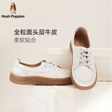 暇步士（Hush Puppies）舒芙蕾休闲鞋女 时尚轻便女鞋牛皮百搭舒适一脚蹬通勤鞋