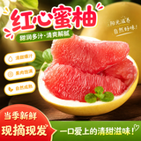 土八鲜福建红心蜜柚 新鲜水果平和琯溪红心柚子 当季现摘红肉柚礼盒 【果王7-7.5斤（单果3.3斤+）