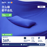 蓝盒子裸床笠床单床垫保护罩吸湿排汗防滑懒人天丝细旦莫代尔蓝1.2x2米