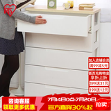 爱丽思（IRIS）收纳柜子衣柜爱丽丝抽屉式客厅零食储物柜免安装床头五斗柜整理柜 6层【透气款】面宽73cm 单扣手