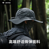 战术鸟轻刃丨轻薄透气渔夫帽男大头围户外登山徒步女可折叠遮阳防晒帽子