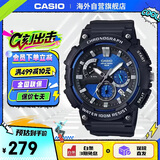 卡西欧（CASIO）手表 经典大盘休闲时尚腕表户外运动防水男士手表 MCW-200H-2AVDF