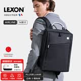乐上（LEXON）法国品牌双肩包14英寸商务电脑包男防泼水背包通勤笔记本书包礼物