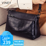 viney牛皮包包女包斜挎妈妈包中年轻奢单肩包生日礼物高级感送女友老婆