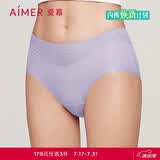 爱慕内裤女经典KiKi裤中腰三角裤轻薄净痕多色AM22100浅紫色