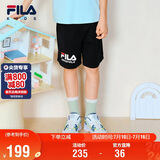 FILA斐乐儿童童装短裤2026年夏季男女童中大童休闲宽松五分裤