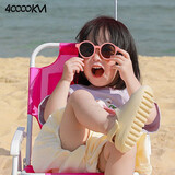 四万公里婴儿眼镜宝宝墨镜不伤眼睛幼儿太阳镜男童女童小童儿童小月龄