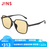 睛姿（JINS）防蓝光大方框男女护目眼镜56%防蓝光电脑辐射轻量FPC22S253 97B亚光黑色（包装全新升级）