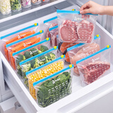 家の物语（KATEI STORY）日本保鲜袋密封袋食品级密实袋冰箱冷冻分装收纳袋封口拉链自封袋 加厚保鲜袋（大号1盒） 10只