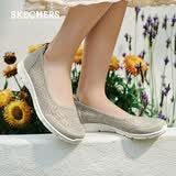 斯凯奇（Skechers）透气浅口单鞋舒适百搭通勤平底鞋一脚蹬休闲鞋工作鞋