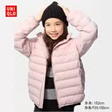 优衣库童装男女童PUFFTECH空气棉服可机洗连帽外套486620 478123 478123/10水粉色 150