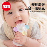 奕思瑞安抚奶嘴0-6个月防胀气牙胶新生婴儿超轻扁头Air款口欲期仿真玩具