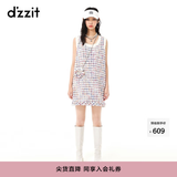 DZZIT【爆款补单】花包小香裙地素夏季粗花呢小香风吊带背心连衣裙 花色（批次2） XS