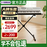 雅马哈（YAMAHA）KB308电子琴贵族银61键成人儿童专业教学演奏便携式标配+全套配件