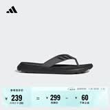 adidas COMFORT FLIP舒适拖鞋人字拖男女阿迪达斯官方轻运动   灰色/黑色   42