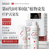 NOUGAT盖白染发膏3.0-优雅黑茶天然植物染发剂孕妇可用 170ml原装进口