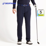 迪卡侬（DECATHLON）运动长裤男士休闲秋抓绒裤子男 藏青色(裤脚不开叉） 42