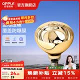欧普照明（OPPLE）浴霸取暖灯泡官方原装防爆膜灯暖275W中间照明浴霸灯泡卫生间浴室 【浴霸取暖金泡】1只
