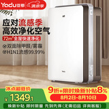 亚都（YADU）空气净化器 办公室家用净化器 除甲醛细菌雾霾过敏源流感 KJ600G-S5Pro