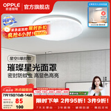 欧普照明（OPPLE）卧室吸顶灯具走廊灯过道灯阳台玄关灯简约小吸顶灯三防一体快装 星空面罩【白光】24瓦/2000lm/直径35cm