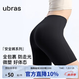 ubras15A抗菌蔓越莓底档微压收腹安全裤女防走光内裤连衣裙内搭M