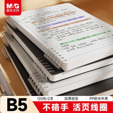 晨光（M&G）文具B5/120张不硌手活页本线圈本笔记本本子 草稿错题记事本学生考研初高中作业本2本装