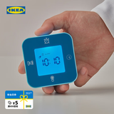 宜家（IKEA）KLOCKIS库克斯钟温度计闹铃计时器白色现代简约北欧风钟饰 白色7x7cm
