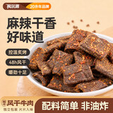 科尔沁 超干风干牛肉干麻辣味100g 休闲食品 肉类零食 牛肉干肉脯