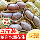 食京欢龙岩水煮咸干花生白晒干原味花生带壳福建特产新货零食下酒菜5斤