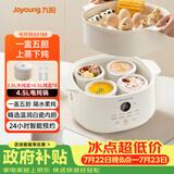 九阳（Joyoung）电炖盅 电炖锅 隔水炖煮 家用煮粥煲汤锅燕窝炖盅4.5L白瓷内胆炖汤锅上蒸下炖DG25G-GD188