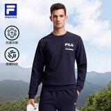 FILA 斐乐运动套头卫衣26年秋冬男士简约跑步长袖休闲健身上衣